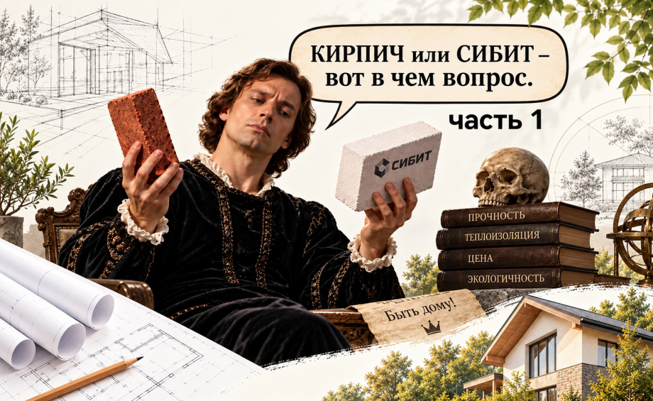 Кирпич или Сибит: что выбрать для строительства дома. Часть 1